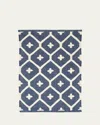 Annie Selke Elizabeth Navy Handwoven Indoor/outdoor Rug, 4' X 6' In Navy