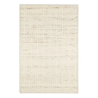 Annie Selke Ellis Natural Woven Wool Custom Rug In Brown