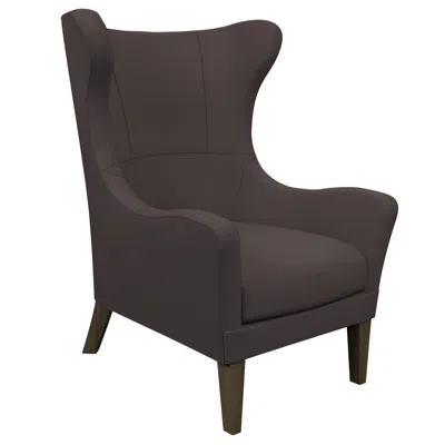 Annie Selke Estate Linen Shale Mirage Smoke Chair In Gray