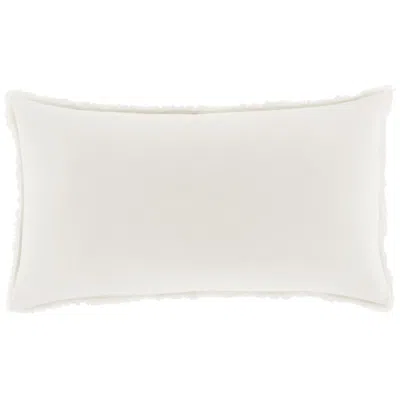 Annie Selke Faye Linen Dove White Sham - King In Neutral