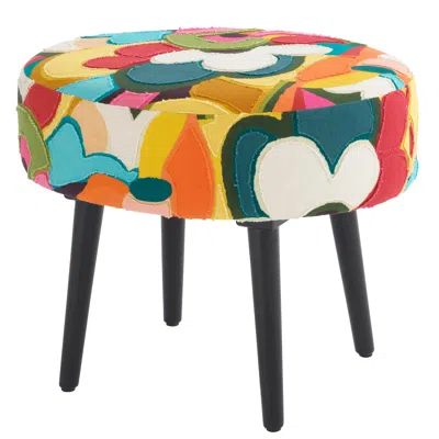 Annie Selke Field Of Dreams Mini Ottoman - Oval