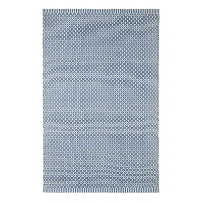 Annie Selke Finn Denim Handwoven Indoor/outdoor Rug - Runner-2.5x8 In Blue