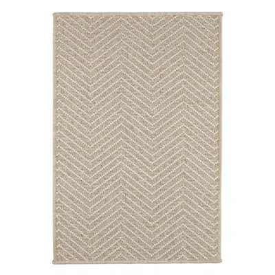 Annie Selke Fleetwood Wheat Indoor/outdoor Custom Rug In Sand