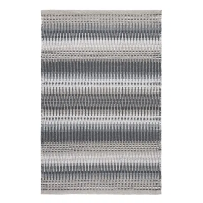 Annie Selke Folly Grey Handwoven Indoor/outdoor Rug - 5x8 In Gray