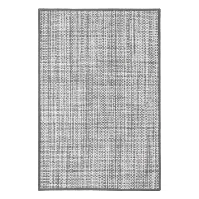 Annie Selke Fusion Grey Handwoven Indoor/outdoor Custom Rug In Gray
