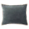 Annie Selke Gehry Decorative Pillow Cover, Lumbar In Pacific