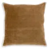 Annie Selke Gehry Decorative Pillow Cover, Square In Sand