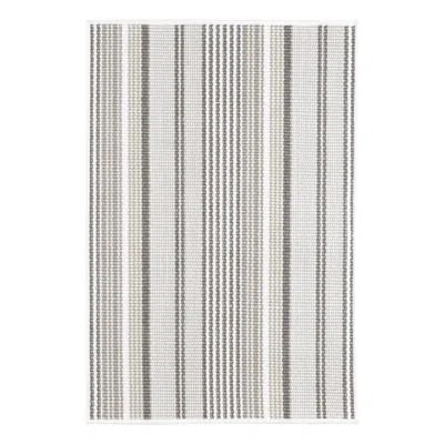 Annie Selke Gradation Ticking Handwoven Indoor/outdoor Custom Rug