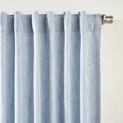 Annie Selke Greylock Soft French Blue Curtain Panel - 84"