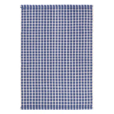 Annie Selke Gridiron Denim Handwoven Indoor/outdoor Rug - 2x3 In Blue