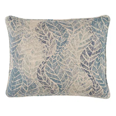 Annie Selke Grove Linen Blue Decorative Pillow Cover - 16" Lumbar