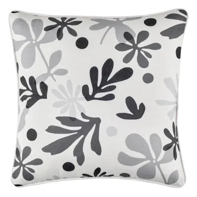Annie Selke Henri Grey Indoor/outdoor Decorative Pillow Cover - 20" Square In Gray