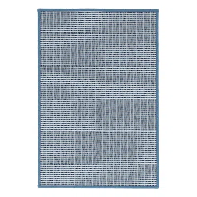 Annie Selke Heritage Denim Woven Indoor/outdoor Custom Rug In Blue