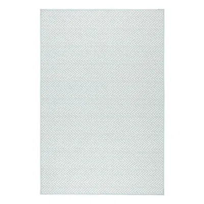 Annie Selke Herringbone Swedish Blue Machine Washable Rug - Runner-2.5x8