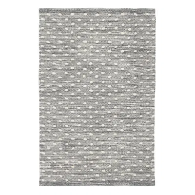 Annie Selke Hobnail Grey Handwoven Performance Rug - Runner-2.5x8 In Gray