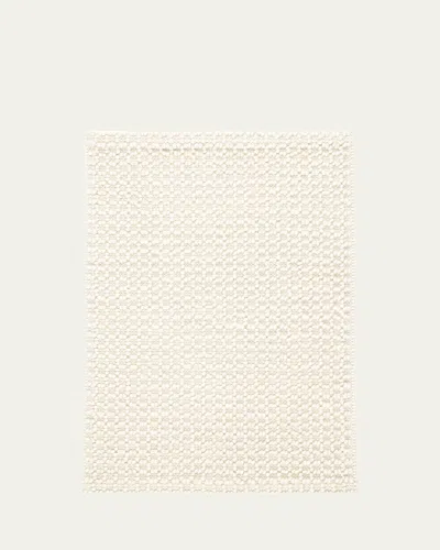 Annie Selke Hooper Ivory Handwoven Rug, 5' X 8'