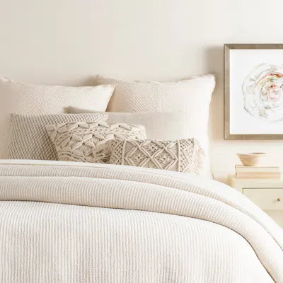 Annie Selke Hoyt Alabaster Coverlet - King In White