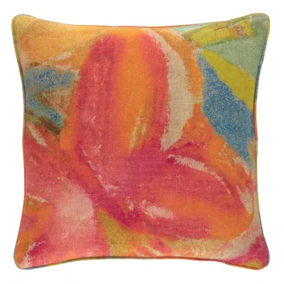 Annie Selke Joy Linen Fuchsia Decorative Pillow Cover - 20" Square In Pink