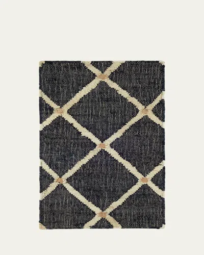 Annie Selke Kali Black Handwoven Rug, 3' X 5'