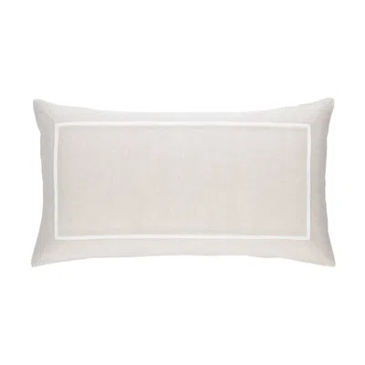 Annie Selke Keaton Linen Natural Sham - King In Gray