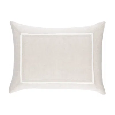 Annie Selke Keaton Linen Natural Sham - Standard In Neutral