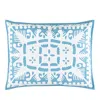 Annie Selke Knight Wood Cutwork Standard Sham In Blue