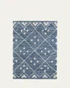 Annie Selke Kota Indigo Handwoven Rug, 9' X 12' In Indigo