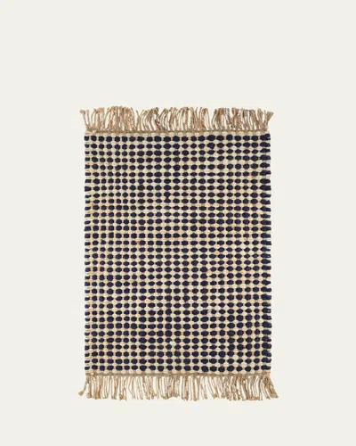 Annie Selke Kuba Black Handwoven Rug, 10' X 14'