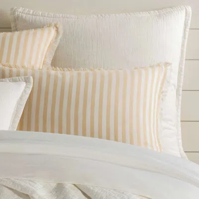 Annie Selke La Jolla Ivory Sham In White