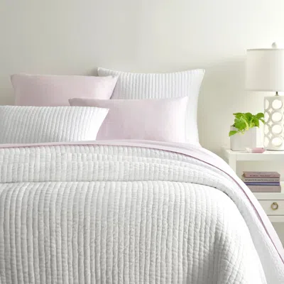 Annie Selke Lana Voile White Quilt - King