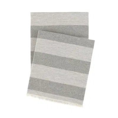 Annie Selke Langham Granite Throw In Gray