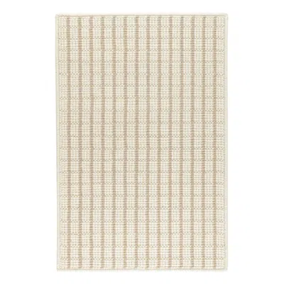 Annie Selke Lawrence Natural Woven Wool Custom Rug In Brown