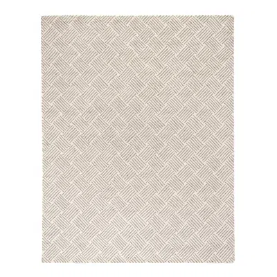 Annie Selke Layers Grey Hand Hooked Wool Rug - 8x10 In Gray