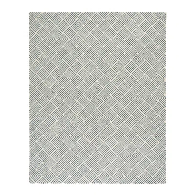 Annie Selke Layers Indigo Hand Hooked Wool Rug - 8x10 In Purple