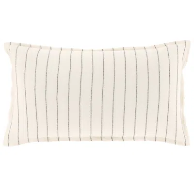 Annie Selke Leigh Linen Iron Sham - King In Neutral
