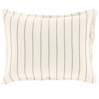 Annie Selke Leigh Linen Iron Sham - Standard In Neutral