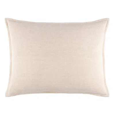 Annie Selke Linen Chenille Natural Decorative Pillow Cover - 28" Lumbar In Brown