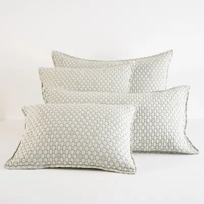 Annie Selke Lodi Matelasse Sham, King In White