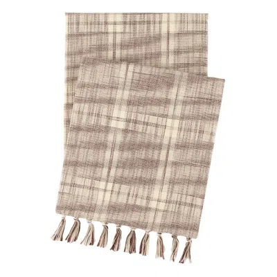 Annie Selke Lorfield Russet Throw In Brown