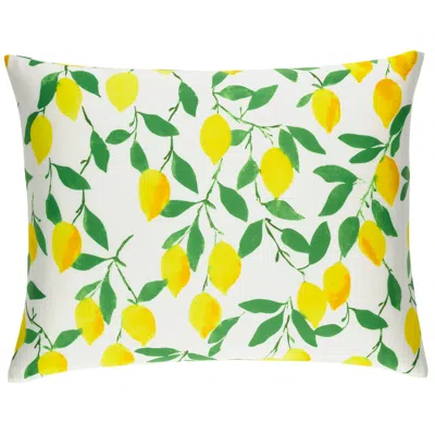 Annie Selke Lovely Lemons Sham - Standard In Multi