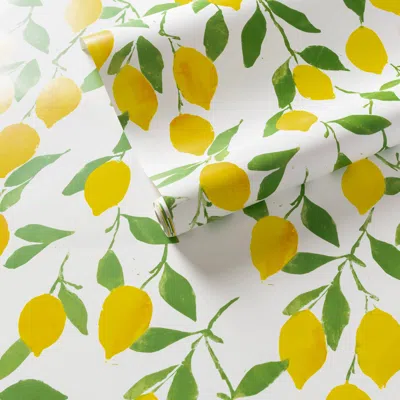 Annie Selke Lovely Lemons Wallpaper - Roll