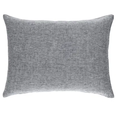 Annie Selke Lush Linen Black Sham - Standard