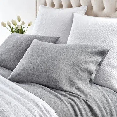 Annie Selke Lush Linen Black Sheet Set - Queen
