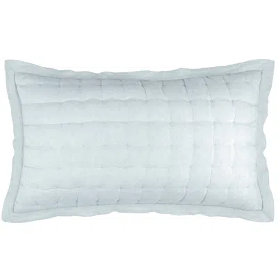 Annie Selke Lush Linen Sky Puff Sham - King In Blue