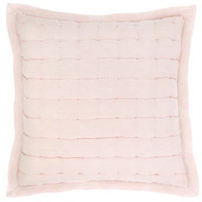 Annie Selke Lush Linen Slipper Pink Puff Sham - King
