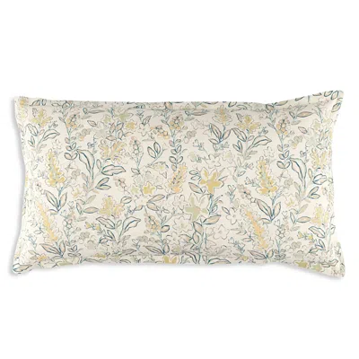Annie Selke Macie Botanical Sham, King In Blue/green