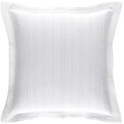 Annie Selke Madison White Matelasse Sham