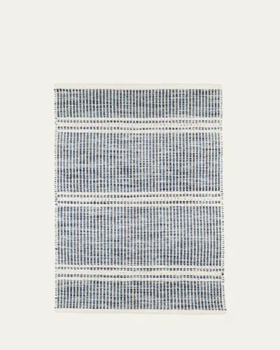 Annie Selke Malta Blue Handwoven Rug, 3' X 5'