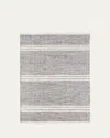 Annie Selke Malta Grey Handwoven Rug, 9' X 12' In Grey