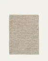 Annie Selke Marled Brown Handwoven Cotton Rug, 4' X 6' In Brown